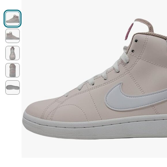 Nike Court Royale 2 Mid Women's Shoes, Light Soft Pink/White, 7 M - Picture 1 of 2